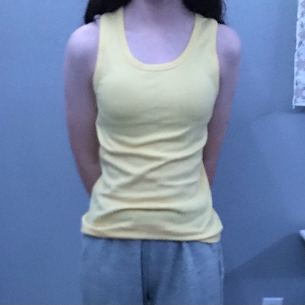 Yellow tank top